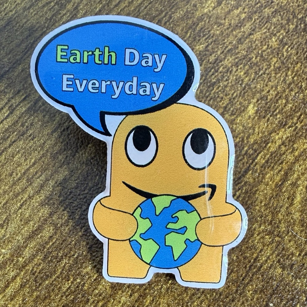 Amazon Peccy Pin Earth Day Lapel Pin